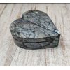 Šperkovnice - srdce z úlomků perleti a pryskyřice cca 9x9x3cm