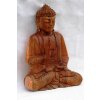 Socha Budha Buddha dřevořezba 30cm