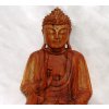 Socha Budha Buddha dřevořezba 30cm