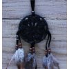 Lapač snů č.48 černý, délka 25cm průměr 6cm