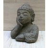 Socha Budha Buddha thinking 20cm patina BY