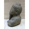 Socha Budha Buddha thinking 20cm patina BY