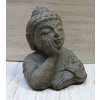 Socha Budha Buddha thinking 20cm patina BY