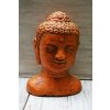 Socha Budha Buddha head torzo 30cm patina orange