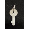 Přívěšek z chirurgické oceli 4x2cm klíč