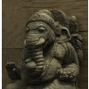 Socha Ganesha 60cm - Model A patina GREY