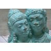 Socha Rama a Sita 30x30x20cm - patina TG
