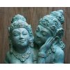 Socha Rama a Síta kamasutra 55cm - patina TG