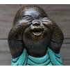 Tři moudrá miminka mnichů Shaolin Chi, Lu, Ba - výška 20cm - bílé roucho