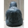 Socha mnich Shaolin monk s korálky Mala 30cm patina TA