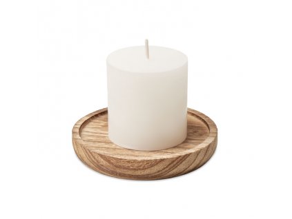 Svíčka s dřevěným stojánkem MO6282-40
