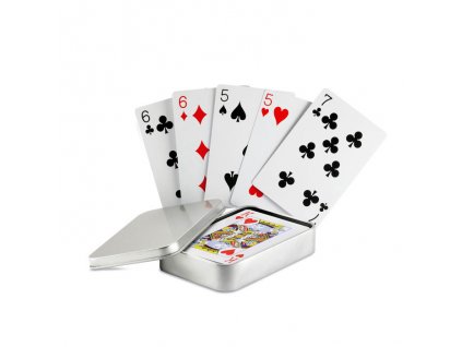 Hrací karty v plechovce MO7529-16