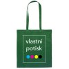 Taška s vlastním potiskem Tmavě zelená