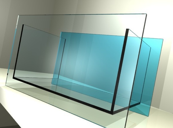 Designové akvárium - U
