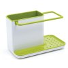 Stojánek na mycí prostředky Caddy Sink Tidy, bílý/zelený