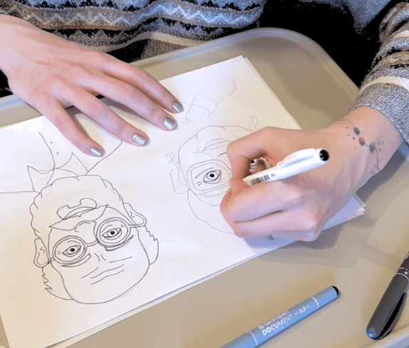 Autorská ilustrace magnetů.