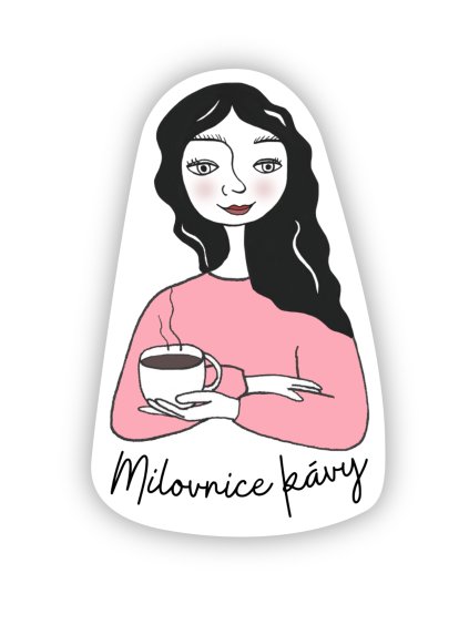 Originální magnetka pro milovnice kávy.