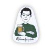 Milovník piva - originální ilustrovaný magnet