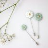 Jehlice do klopy saka Kvítek světle zelený