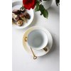 Šálek s podšálkem zlatý lesk