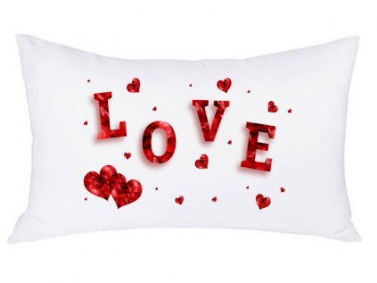 polštář obdélník love