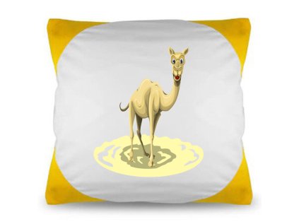 polštář žlutý velbloud