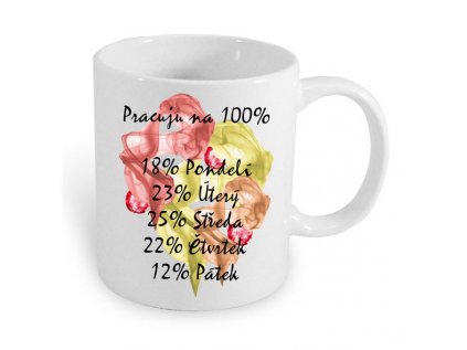 hrnek pracuju na 100