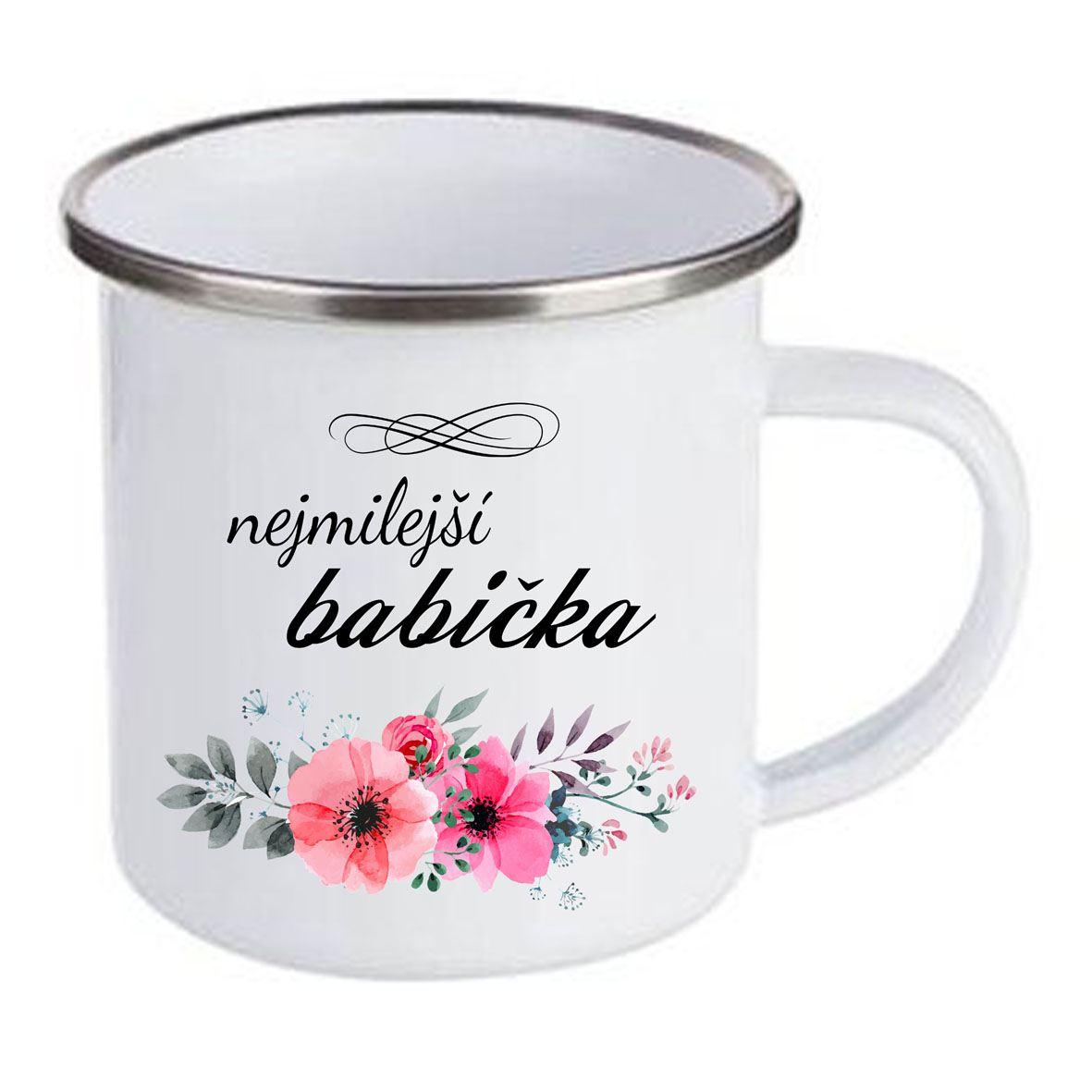 Hrnek Plecháček - nejmilejší babička