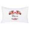 polštář obdélník dobrou noc květiny