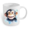 hrnek bílý opice