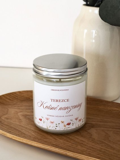 Personalizovaná narozeninová svíčka s jménem