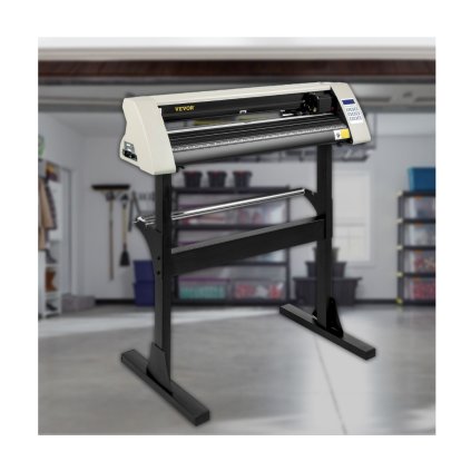Vinylová řezačka 28palcová vinylová řezačka 720mm papírová řezačka vinylová plotrová řezačka s pevným podlahovým stojanem pro řezání papíru bílá