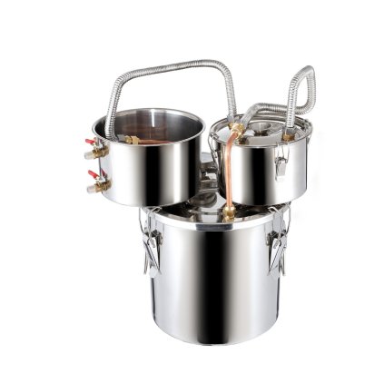 Moonshine Still Water Alcohol Distiller 3Gal se soudkem Thumper a 8W vodní pumpou
