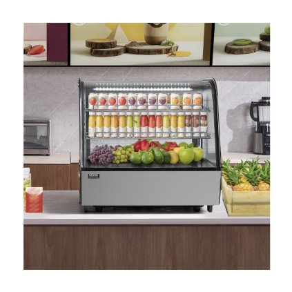 Chlazená vitrína Pekárna vitrína Lednička 4,2 cu ft/115 l, 2 vrstvy