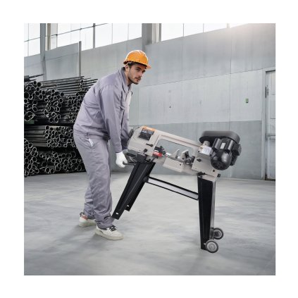 Horizontální pásová pila na kov 4" x 6" 550W pásová pila s proměnnou rychlostí 220V