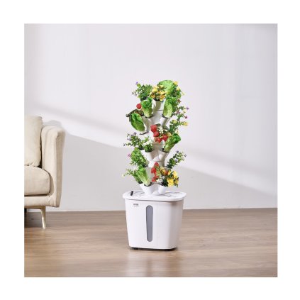 Hydroponický pěstební systém 30 lusků Smart Hydroponic Tower Cirkulace vody