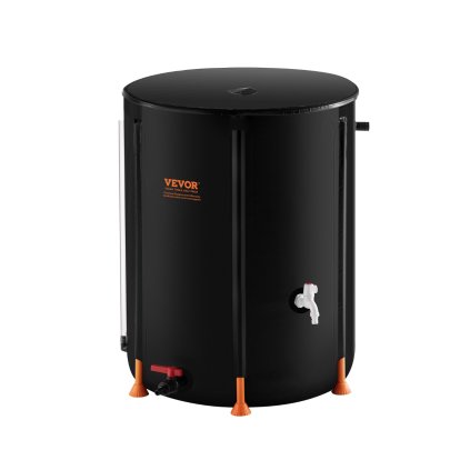Skládací dešťový sud 100 Gal Rain Catcher s čepy a přepadovou sadou