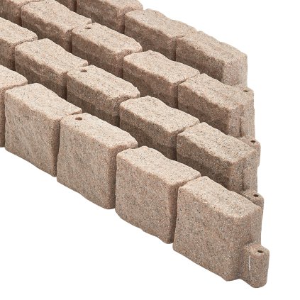 Obruba na šířku z umělého kamene 46,8 x 3,9 palce Obruba trávníku odolná proti vyblednutí