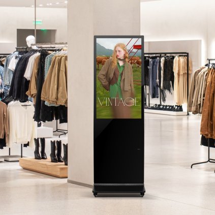 43" Digital Signage Display dotykový displej 2K UHD LCD stojanový kiosk