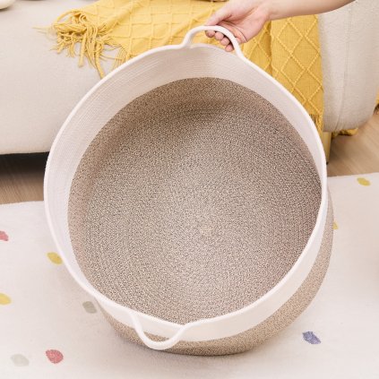 Koš na bavlněné lano 67L Košík na tkanou deku 20 x 20 x 13 palců
