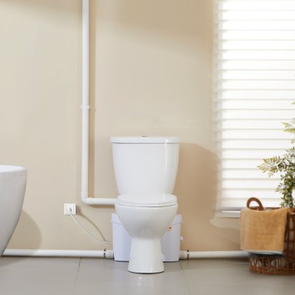 Macerační toaletní systém s 700W čerpadlem splachovací toaleta pro suterén