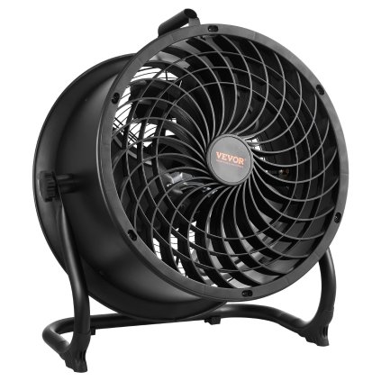 14palcový podlahový ventilátor 3rychlostní 360° vysokorychlostní průmyslový ventilátor s nastavitelným sklonem