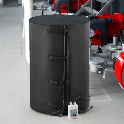 55 Gal kovový ohřívač bubnu 1300W 0-145℉ Nastavitelný s nezávislým termostatem