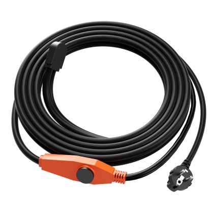 Topný kabel pro potrubí 4m 23W/m Topná páska pro potrubí s vestavěným termostatem