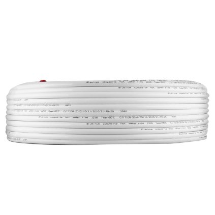 656 stop role 1/2" PEX-AL-PEX trubek s kyslíkovou bariérou, podlahové sálavé potrubí PEX, sálavé vytápění, podlahové vytápění, instalatérské práce, 200 m vnitřní hliníková vrstva, PEX trubka (200 m)