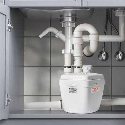 Čerpadlo na odpadní vodu do prádelny, 200 W, 1500 GPH, výtlačná hlava 18 stop, výtok 1-1/2", nízký odtok, korozivzdorné, nízká hlučnost, pro sklepy vil, pračky, univerzální dřezy a bary