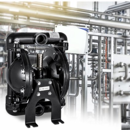 Pneumatické dvojité membránové čerpadlo QBY4-25L F46 35 GPM, vstup a výstup 1 palec