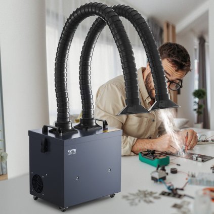 Odsávač pájecích výparů 275W bezkartáčový pohlcovač kouře se 4stupňovými filtry