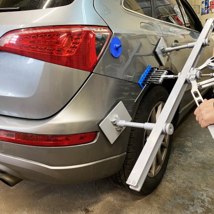 Sada na vytahování promáčklin na auto 85CM, páka na vytahování promáčklin, 6 háků s drápy + příslušenství, sada na odstraňování promáčklin bez laku, sada na odstraňování promáčklin pro opravy karoserie, promáčklin na dveřích a poškození krupobitím