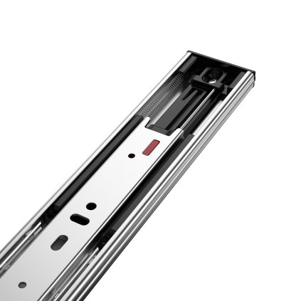 6 párů bočních lišt pro zásuvky o průměru 609,6 mm, odolná ocelová kolejnice s plným výsuvem, tiché vodicí kluzáky s tlumeným zavíráním, kuchyňské lišty s kuličkovým ložiskem, nosnost 45 kg